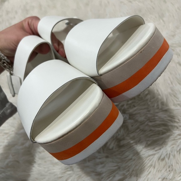 Matisse White Jams Wedge Sandal - size 11 - Picture 5 of 9